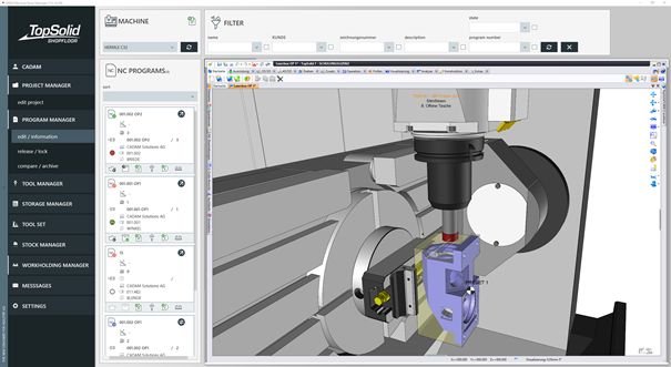 TopSolid’ShopFloor | PROGRAM MANAGER – Direkter Zugriff auf alle relevanten Fertigungsdaten in 2D oder 3D! TopSolid’ShopFloor | PROGRAM MANAGER – Direkter Zugriff auf alle relevanten Fertigungsdaten in 2D oder 3D!