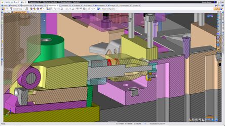 Hoekponsmechanisme met TopSolid'Progress