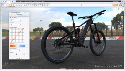 3D-ontwerp met realistische rendering